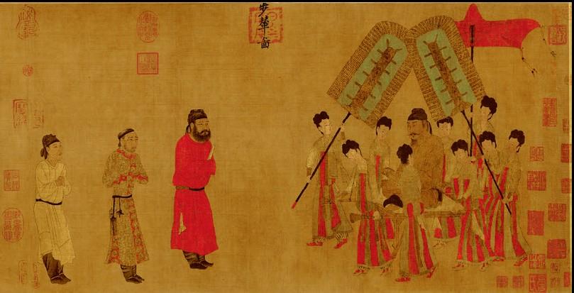 步輒圖的作者是誰（閻立本《步輦圖》（唐）賞讀）