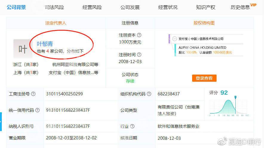 葉鬱青是誰（葉鬱青是誰 支付寶法人個人資料介紹）