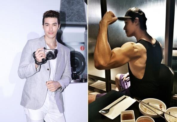 錦榮曬壯臂裝綠巨人