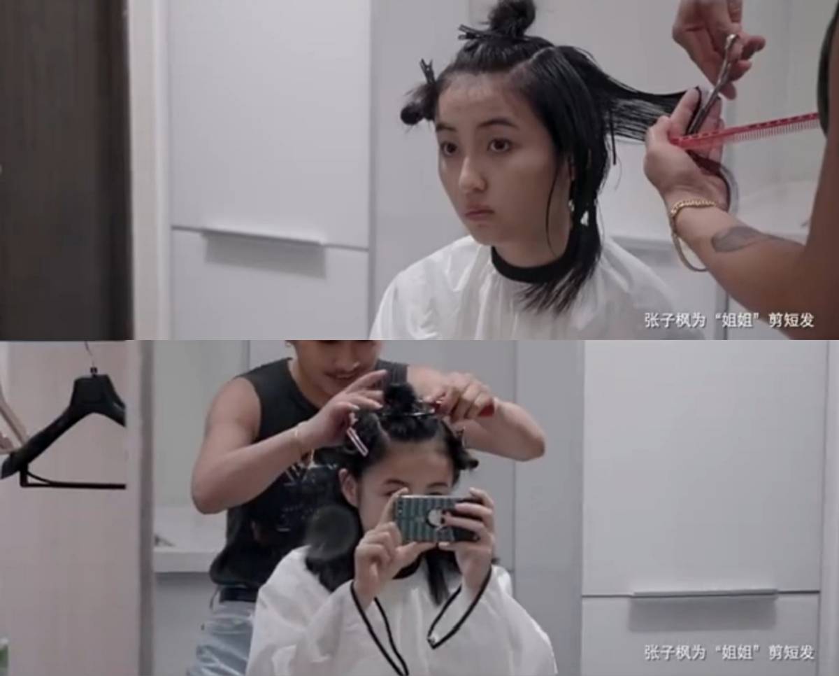 張子楓新片剪掉長髮，坦言與本人反差大，肖央贊其是天生的演員